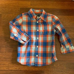2/$10 OshKosh B’Gosh Plaid Top, 4T